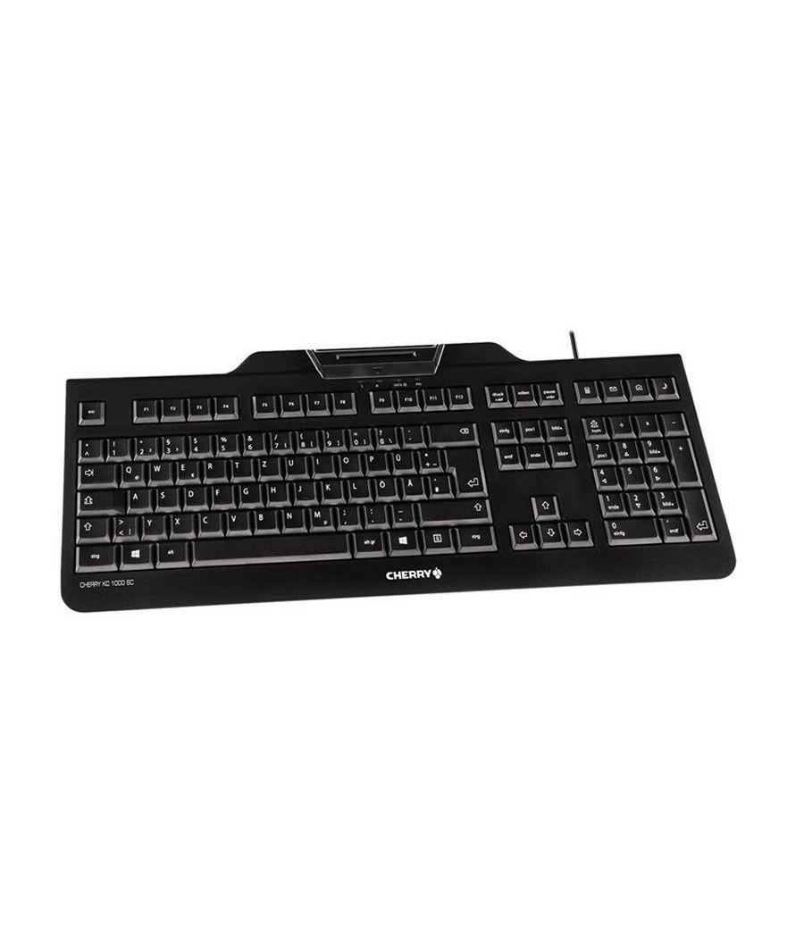 Cherry Teclado+lector chip integrado (DNIe) Negro - Imagen 6