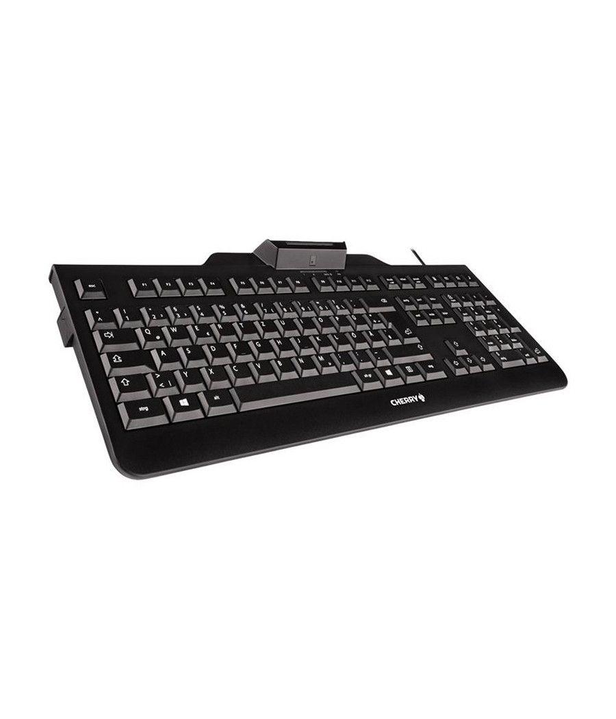 Cherry Teclado+lector chip integrado (DNIe) Negro - Imagen 7