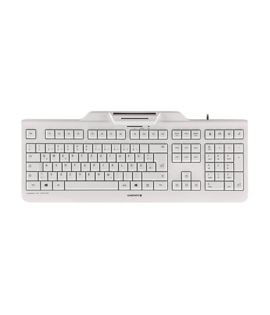 Cherry Teclado+Lector Chip Integrado (DNIe) Blanco - Imagen 5