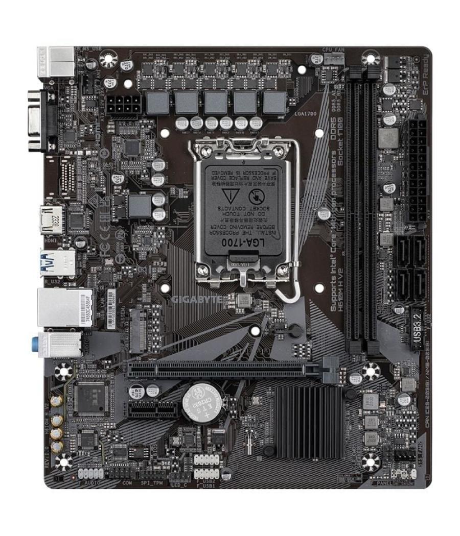 Placa base gigabyte h610m h v2 socket 1700/ micro atx