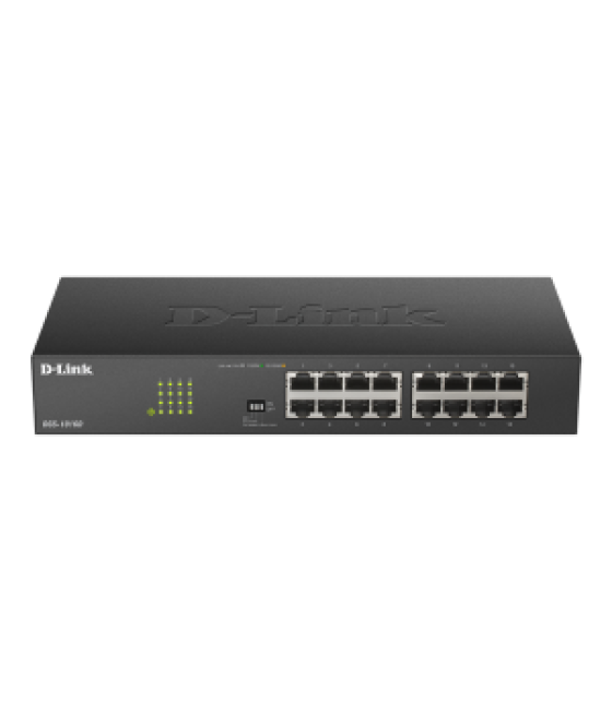 Switch no gestionable d-link dms-1016/e 16x10/100/1000/2.5g