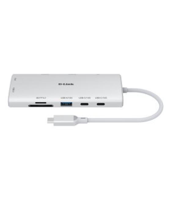 Docking usb-c d-link dup-a01 2xhdmi 4k 3xusb3.0 1xusb-c pd 60w 1xgb rj45