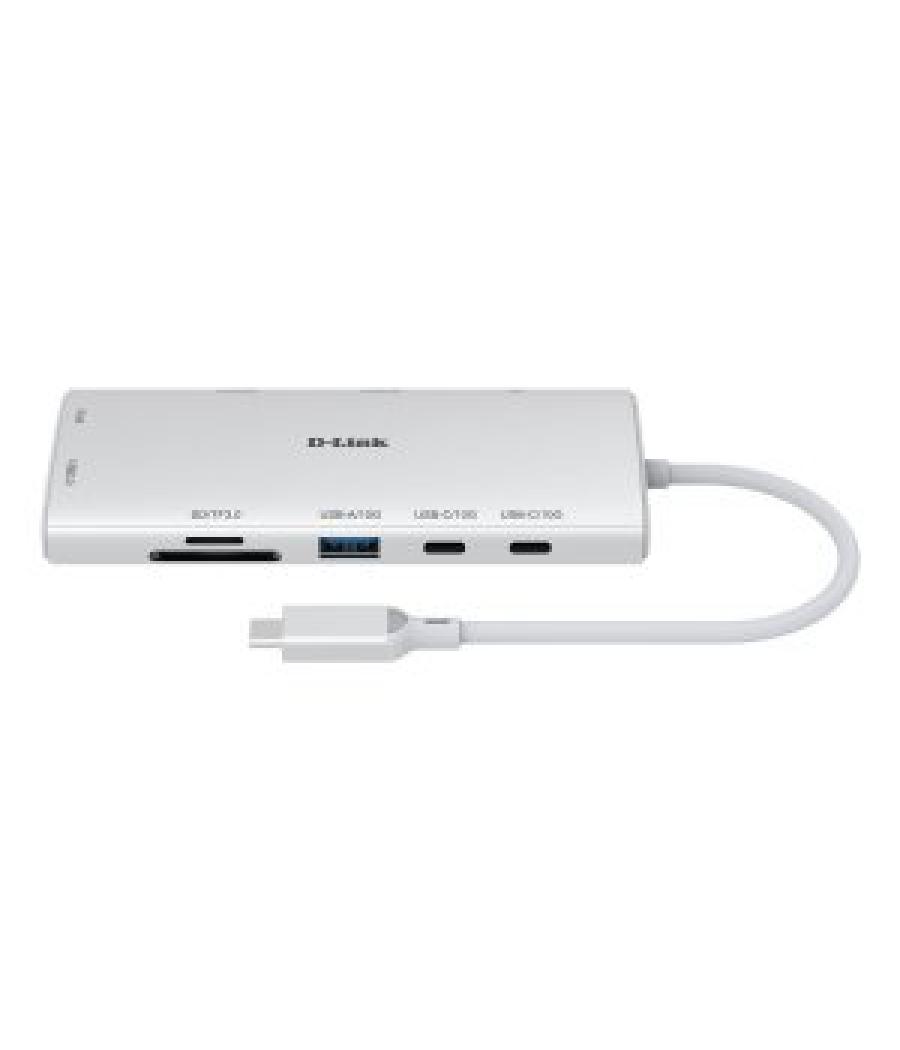 Docking usb-c d-link dup-a01 2xhdmi 4k 3xusb3.0 1xusb-c pd 60w 1xgb rj45
