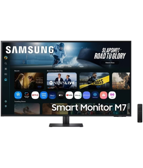 Smart monitor samsung m7 s43fm700uu 43'/ 4k/ multimedia/ smart tv/ negro
