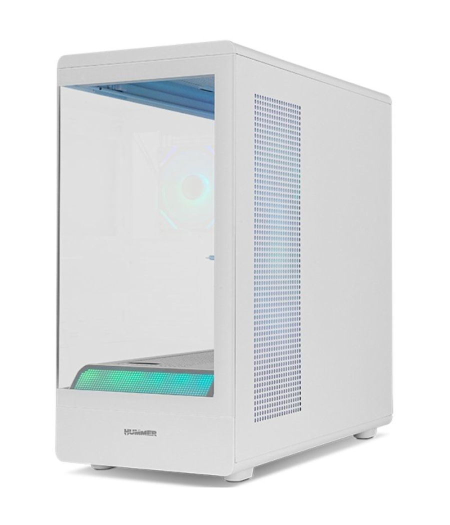 Caja gaming semitorre nox hummer signal/ blanca