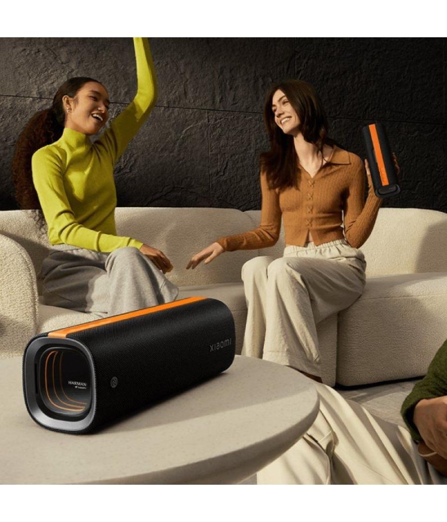 Altavoz con bluetooth xiaomi sound party 50w/ 2.0/ naranja y negro