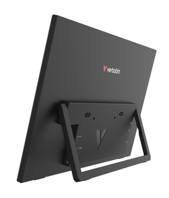 Monitor portátil verbatim non-touch light 15.6'/ full hd/ multimedia/ negro