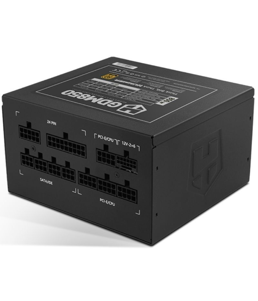 Fuente de alimentación nox hummer gdm/ 850w/ ventilador 12cm/ 80 plus gold