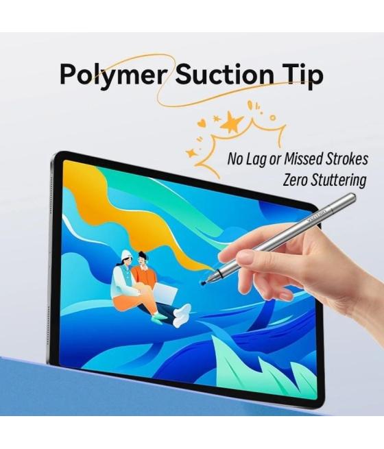 Lápiz óptico vention kqmh0/ universal/ aluminio gris