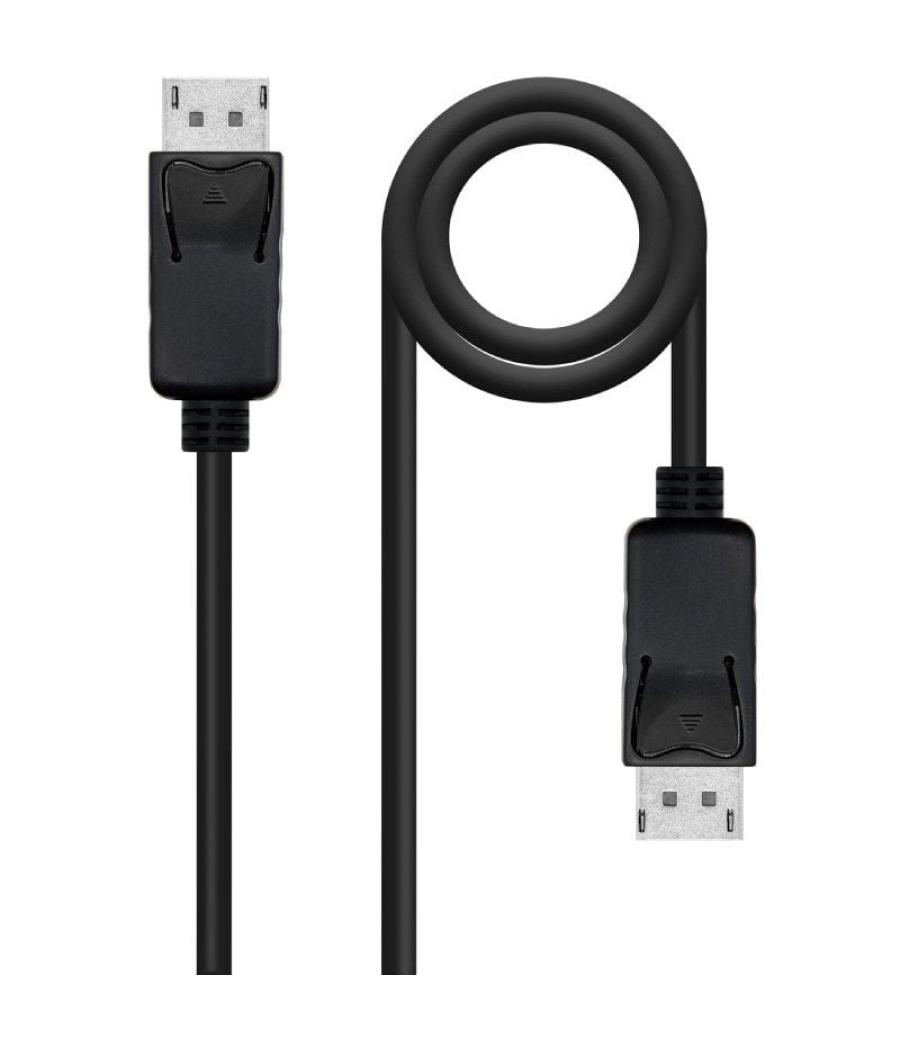 Cable displayport 1.4 8k nanocable 10.15.2801-l150/ displayport macho - displayport macho/ 1.5m/ certificado/ negro