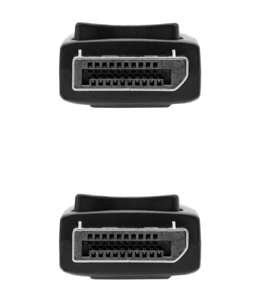 Cable displayport 1.4 8k nanocable 10.15.2801-l150/ displayport macho - displayport macho/ 1.5m/ certificado/ negro
