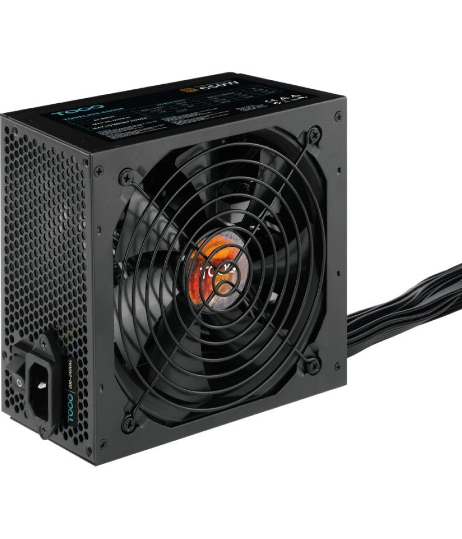 Fuente de alimentación tooq tqhelios-650sp/ 650w/ ventilador 12cm/ 80 plus bronze