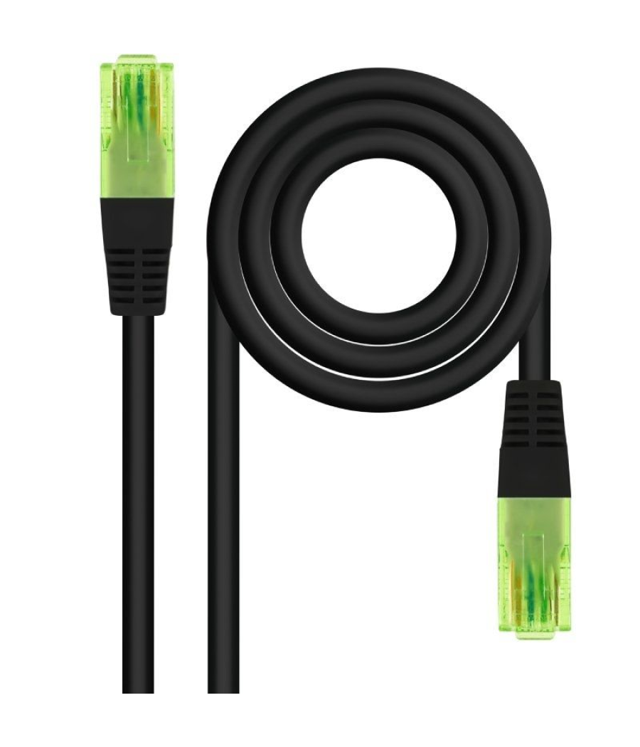 Cable de red rj45 utp nanocable 10.20.1400-l30-bk cat.6/ 30cm/ negro