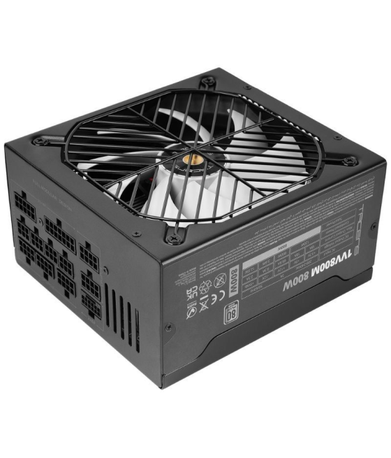 Fuente de alimentación tacens 1vv800m/ 800w/ ventilador 14cm/ 80 plus silver