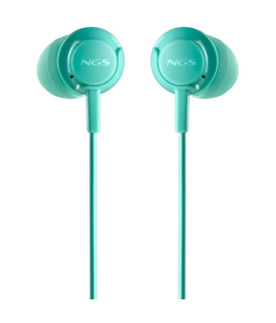 Auriculares intrauditivos ngs cross drift/ con micrófono/ jack 3.5/ verdes