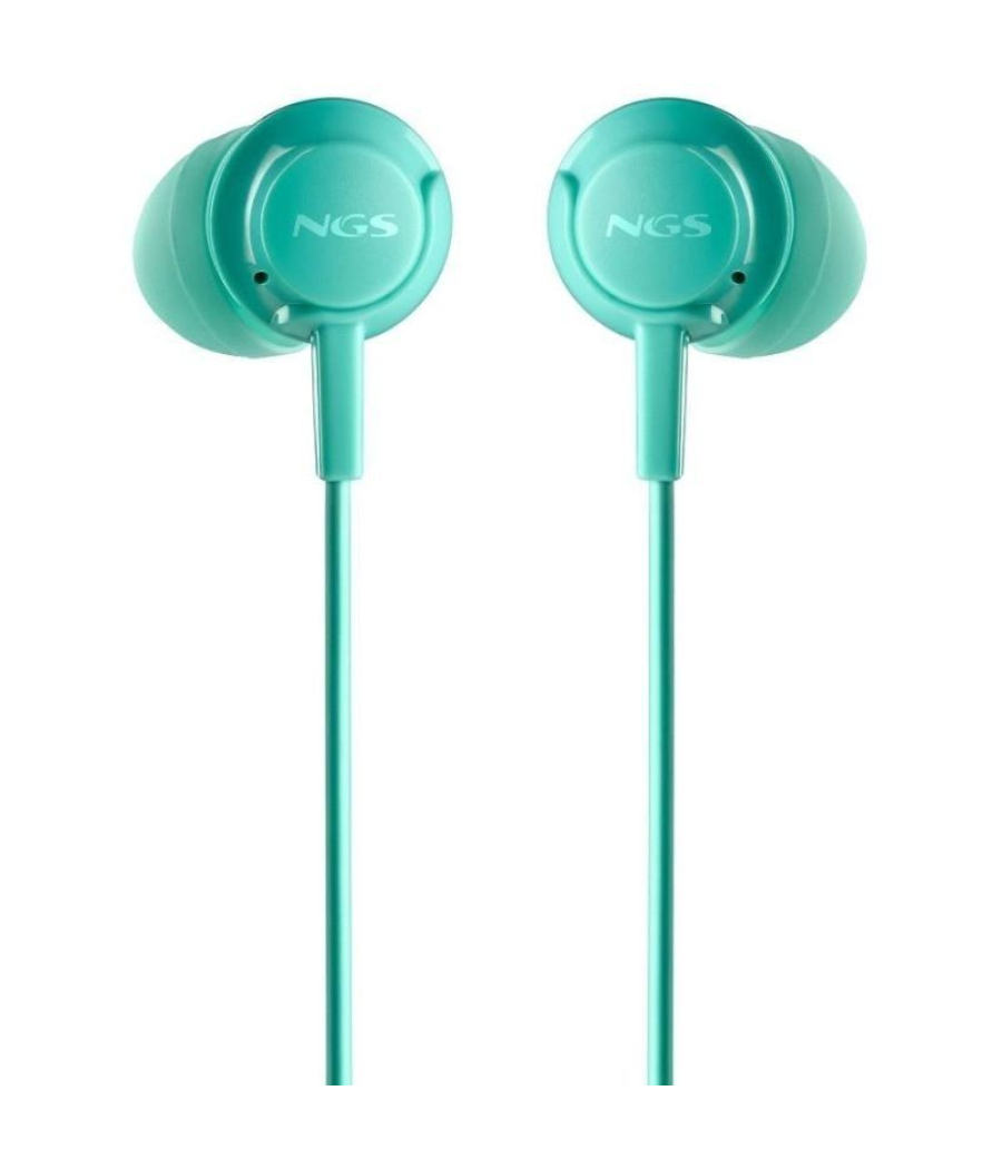 Auriculares intrauditivos ngs cross drift/ con micrófono/ jack 3.5/ verdes