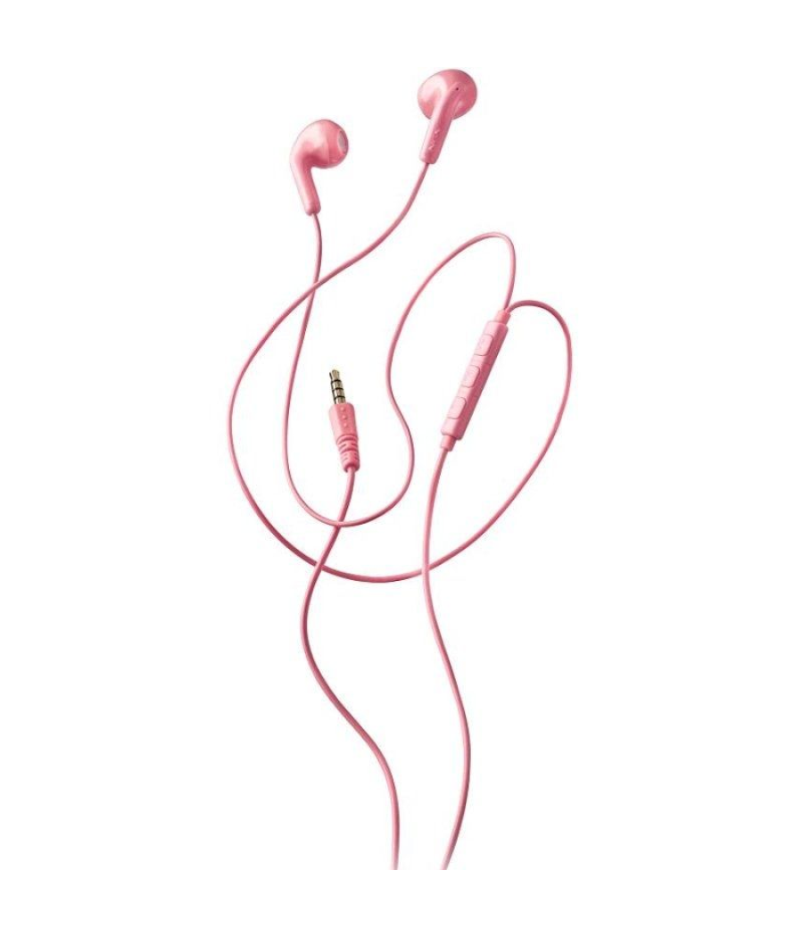 Auriculares intrauditivos ngs cross flip/ con micrófono/ jack 3.5/ rosas