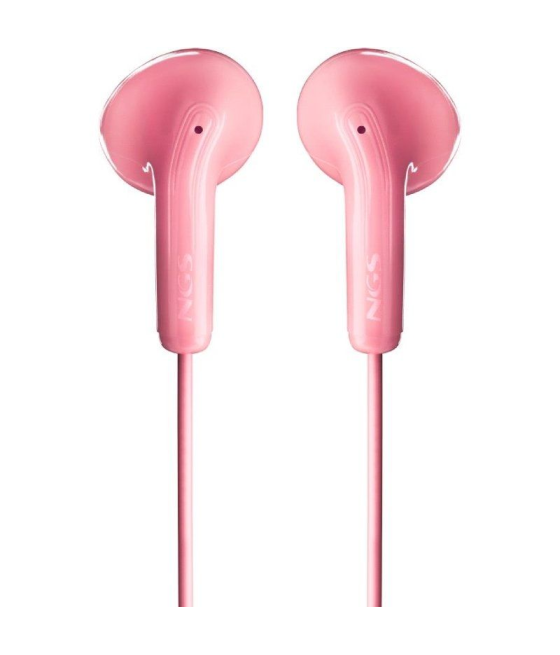 Auriculares intrauditivos ngs cross flip/ con micrófono/ jack 3.5/ rosas