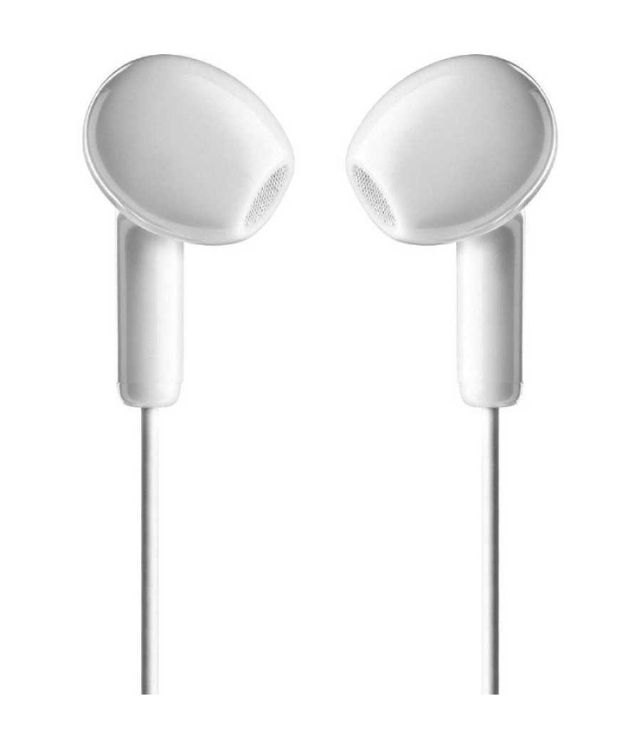 Auriculares intrauditivos ngs cross glide/ con micrófono/ usb tipo-c/ blancos