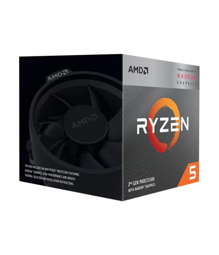Procesador amd ryzen 5 3400g 4 nucleos 3.7ghz 4mb am4 box