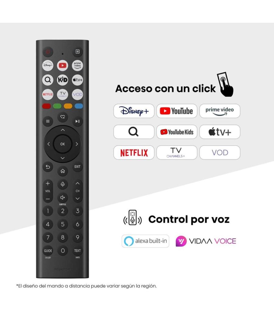 Tv hisense 43 pulgadas qled 4k uhd - 43e7q - smart tv