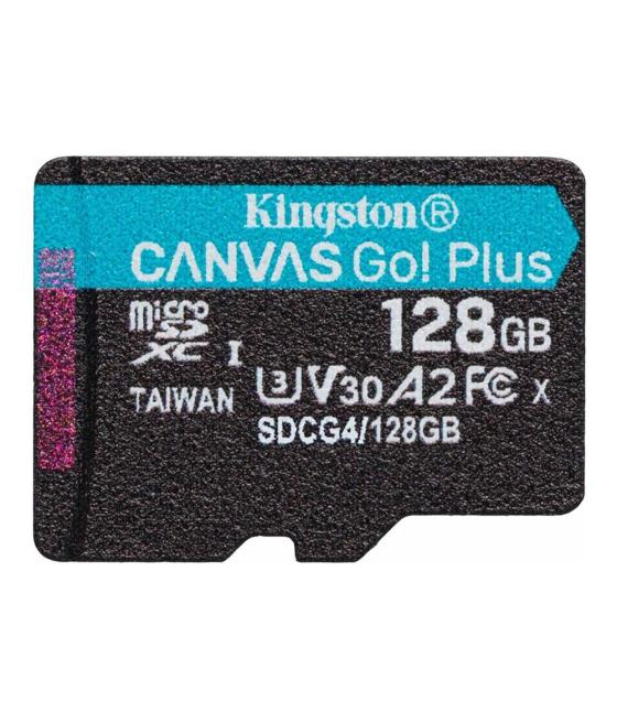 Tarjeta memoria micro sdxc 128gb kingston canvas go! plus uhs - i clase 10