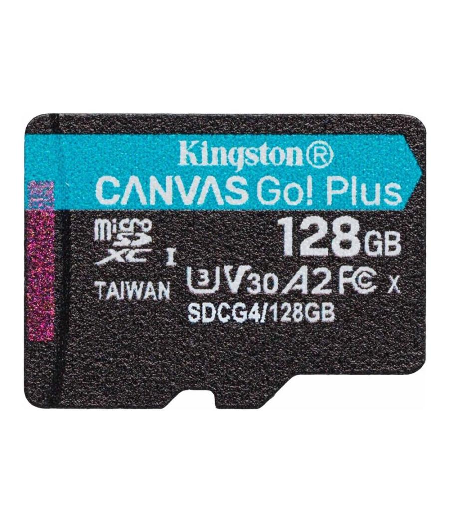 Tarjeta memoria micro sdxc 128gb kingston canvas go! plus uhs - i clase 10
