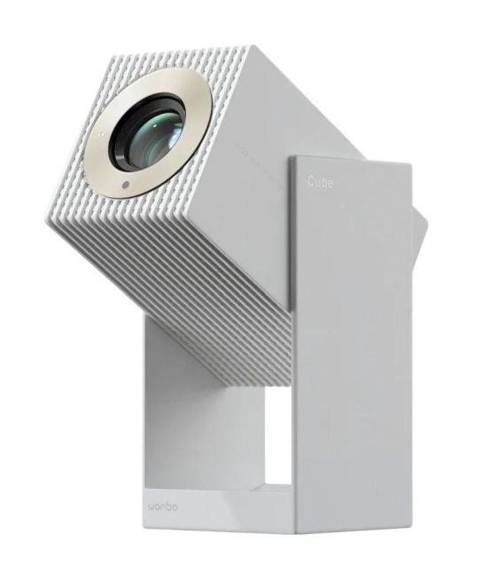 Proyector portátil wanbo cube 2 pro/ 500 lúmenes/ full hd/ hdmi/ wifi/ blanco