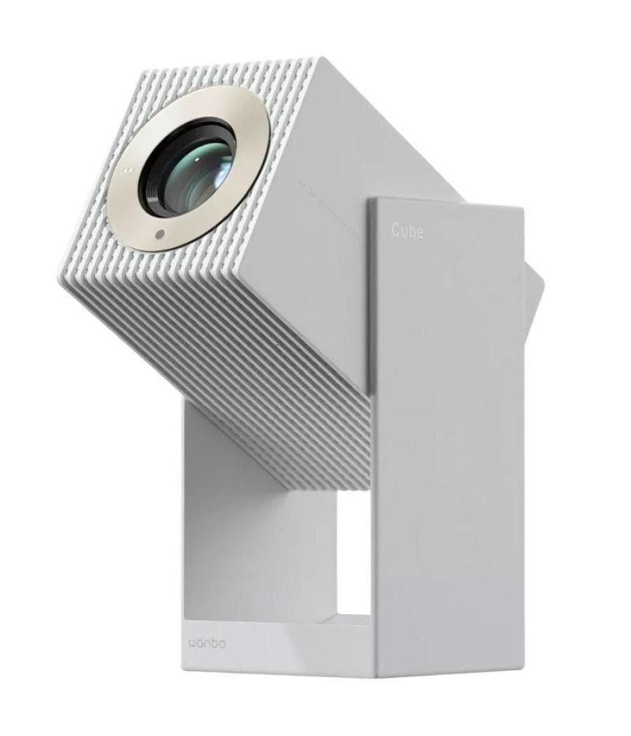 Proyector portátil wanbo cube 2 pro/ 500 lúmenes/ full hd/ hdmi/ wifi/ blanco
