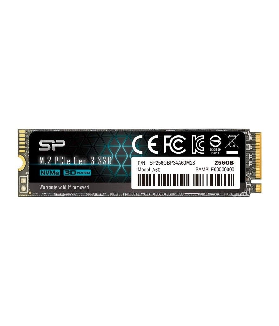 SP P34A60 256GB SSD M.2 PCIe Gen3x4 Nvme - Imagen 2