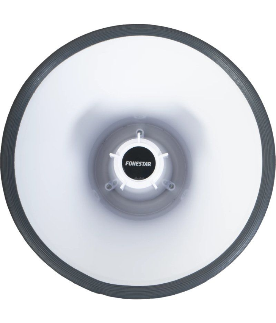 Megáfono con sirena fonestar mf-114su/ 25w/ usb/ sd/ a pilas/ a 12v cc