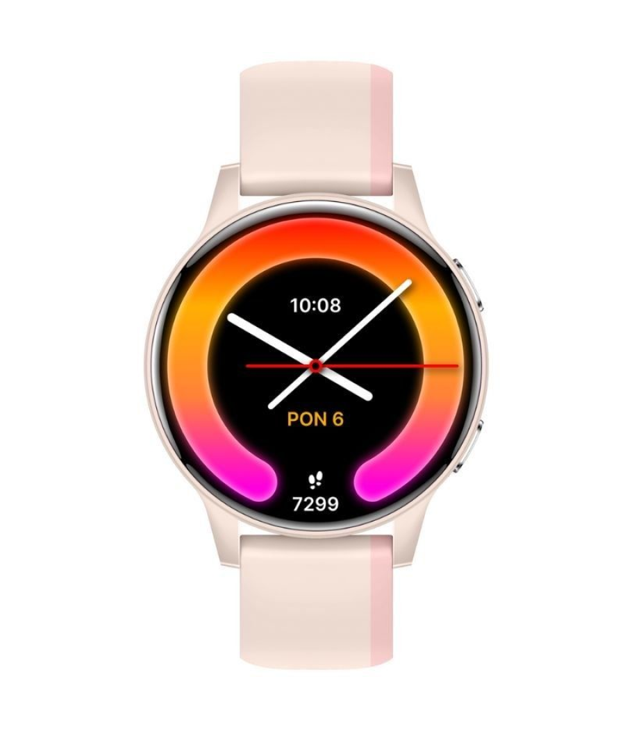Forever smartwatch igo watch 4 jw-600 notificaciones/ frecuencia cardiaca/ rosa