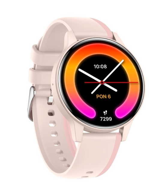 Forever smartwatch igo watch 4 jw-600 notificaciones/ frecuencia cardiaca/ rosa