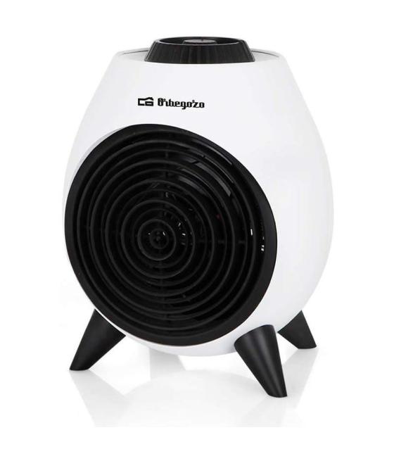 Calefactor orbegozo fh 5037 - 2000w - 2 niveles potencia (1000/2000w) - modo ventilador - protección sobrecalentamiento