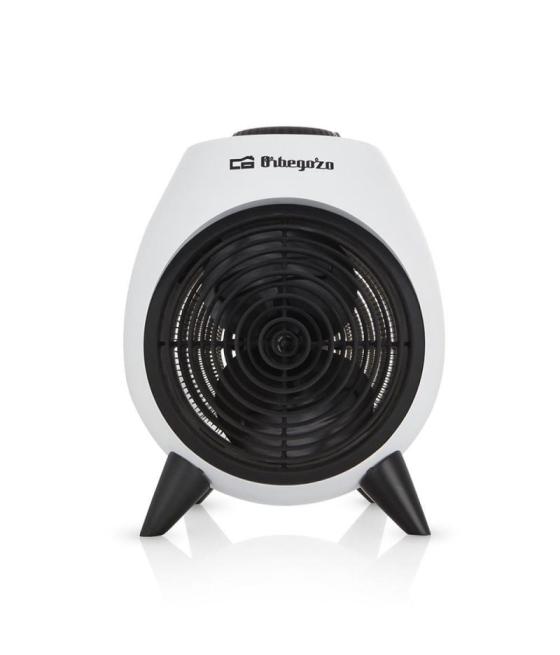 Calefactor orbegozo fh 5037 - 2000w - 2 niveles potencia (1000/2000w) - modo ventilador - protección sobrecalentamiento