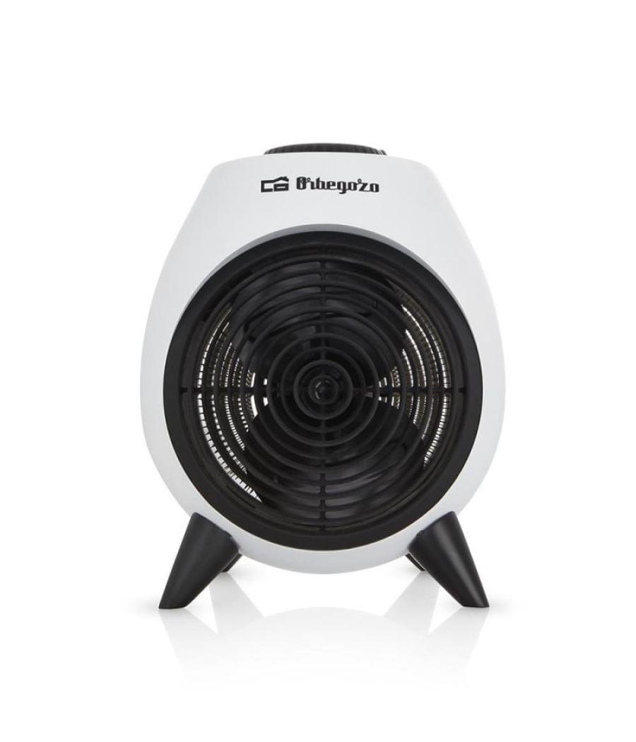 Calefactor orbegozo fh 5037 - 2000w - 2 niveles potencia (1000/2000w) - modo ventilador - protección sobrecalentamiento