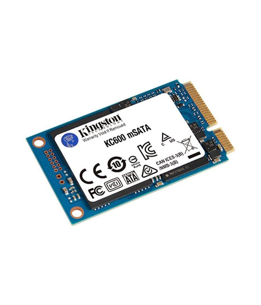 Kingston SKC600MS/512G SSD 512GB TLC 3D mSATA - Imagen 3