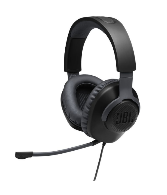 Auriculares gaming con micrófono jbl quantum 100/ jack 3.5/ negros