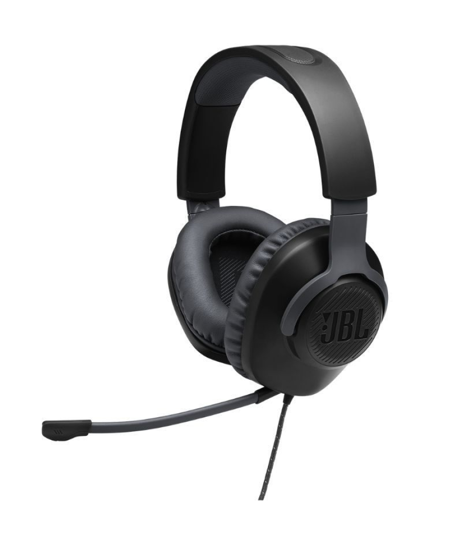 Auriculares gaming con micrófono jbl quantum 100/ jack 3.5/ negros
