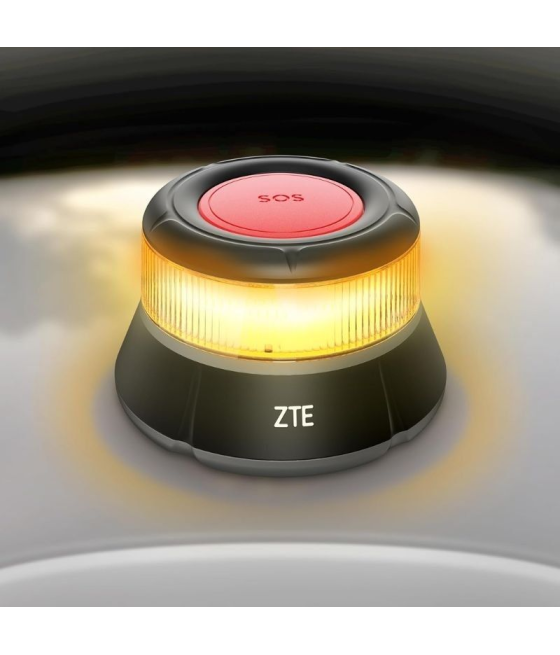 Luz baliza de emergencia para coche zte e1 v16/ homologada/ base imantada/ geolocalizable/ funciona a pilas