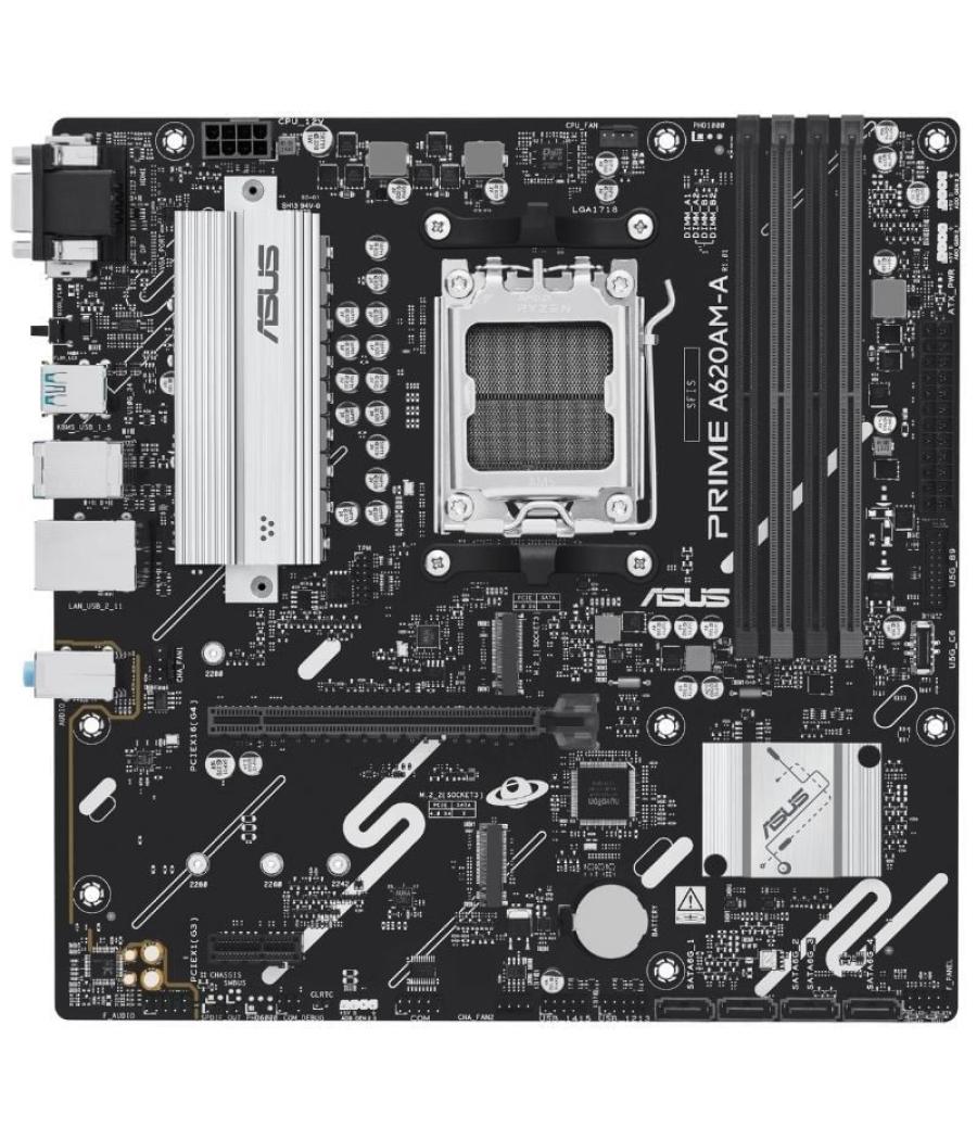 Placa base asus a620am-a-csm socket am5/ ddr5/ pcie 4.0/ micro atx