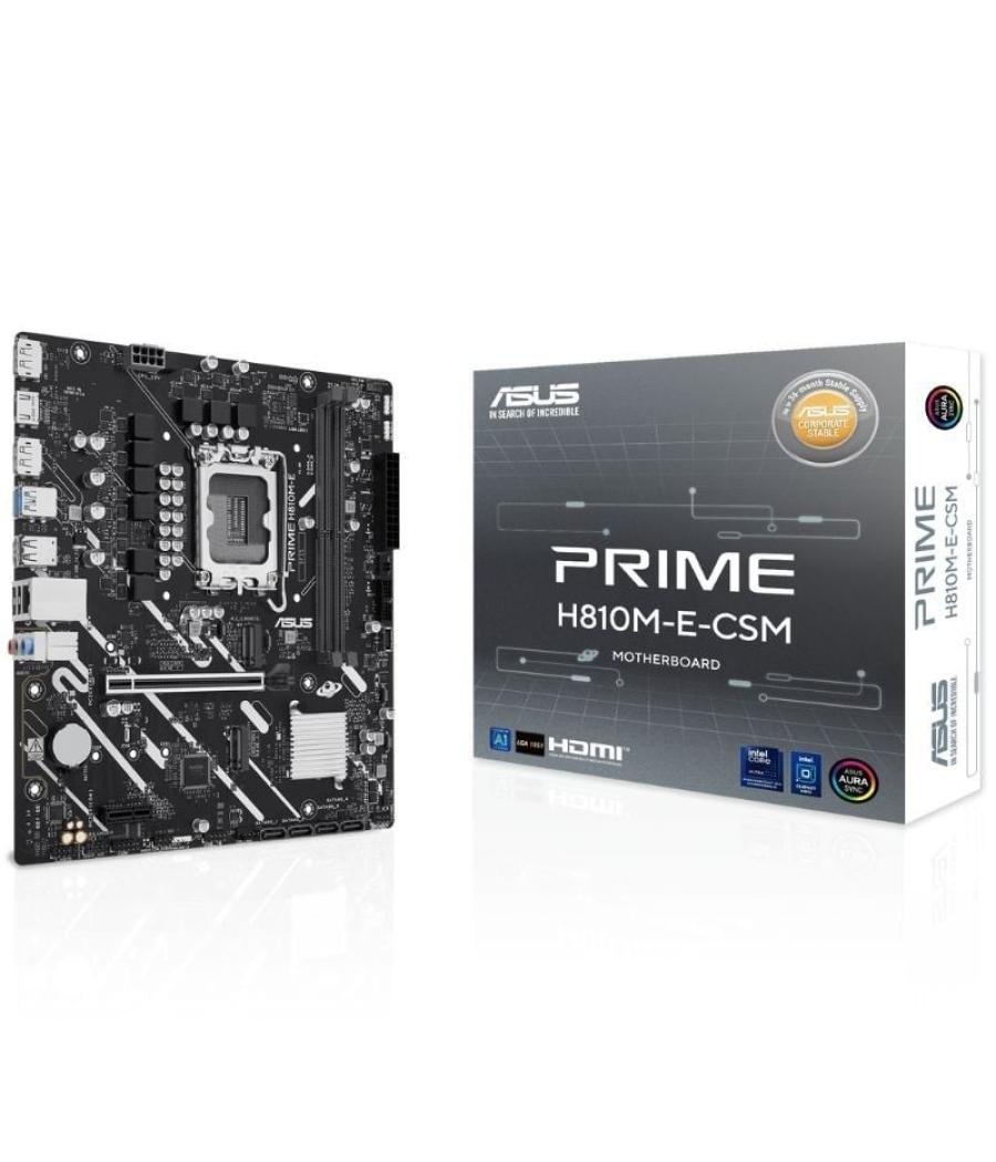 Placa base asus prime h810m-e-csm/ socket 1851/ ddr5/ pcie 4.0/ micro atx
