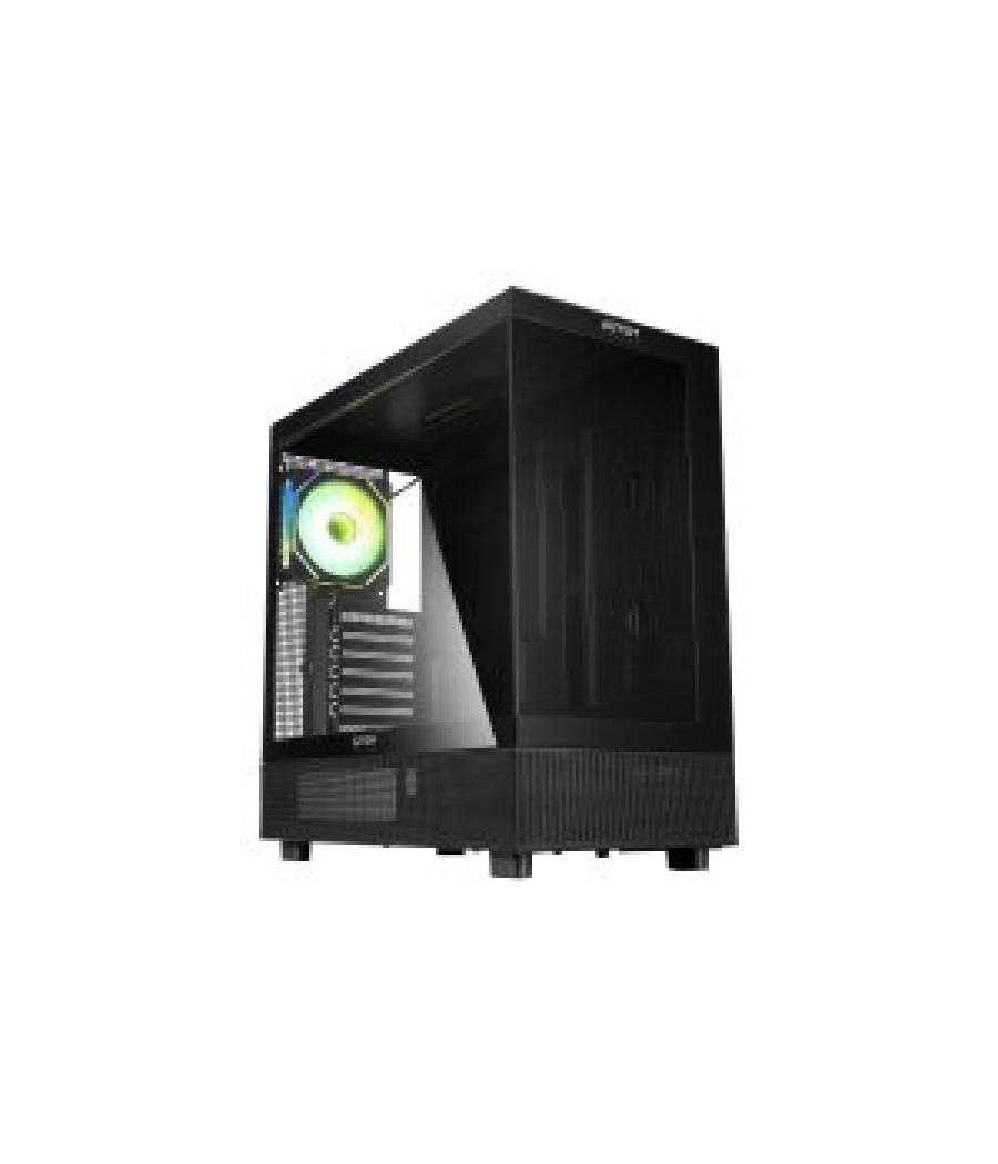 Caja atx semitorre abysm danube sava h400 black 2x3.5" 1x2.5" usb-c gpu max 410mm