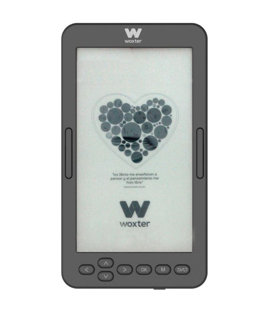 Libro electrónico ebook woxter scriba 195 s/ 4.7'/ tinta electrónica/ negro