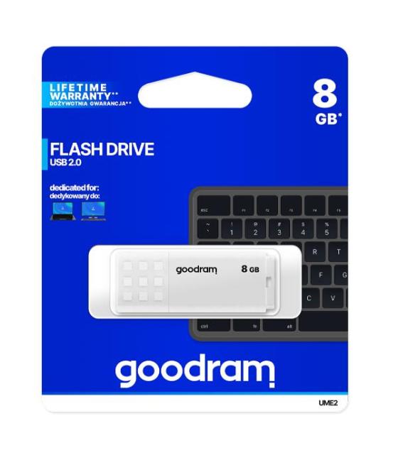 Memoria usb 2.0 goodram 8gb ume2 blanco