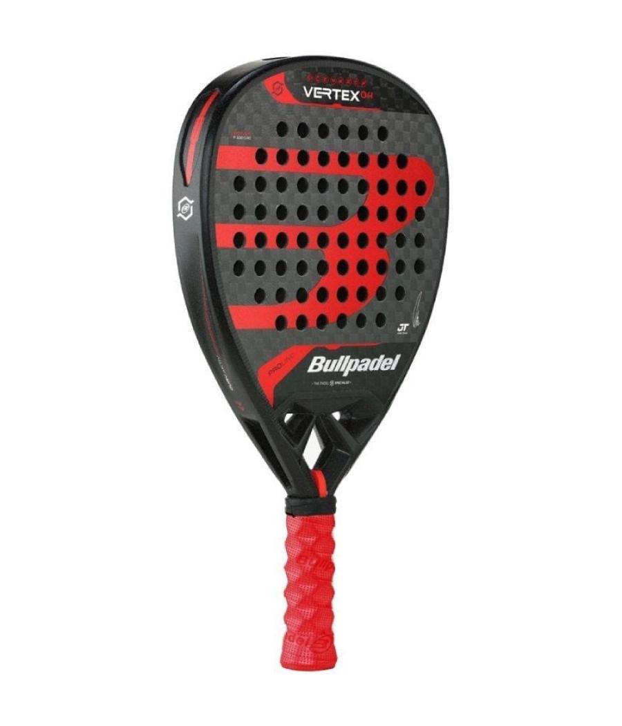 Pala de pádel bullpadel vertex 04 2024/ roja y negra