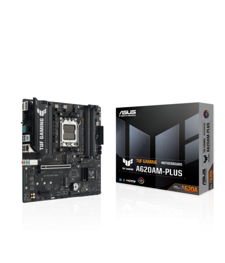 Asus tuf gaming a620am-plus amd a620a zócalo am5 micro atx