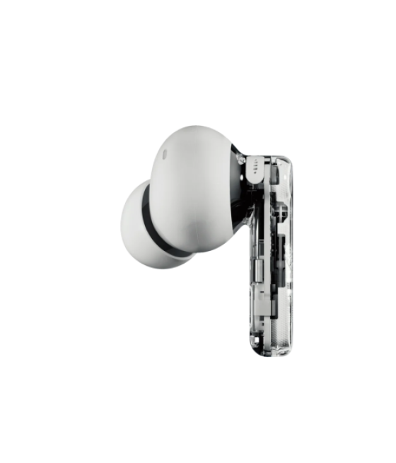 Nothing ear (a) auriculares true wireless stereo (tws) dentro de oído llamadas/música usb tipo c bluetooth transparente, blanco