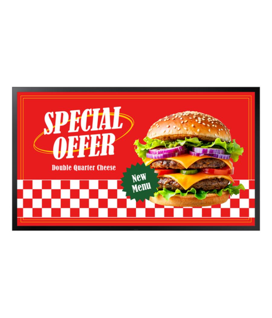 Samsung OH46DX Pantalla plana para señalización digital 116,8 cm (46") LCD Wifi 3500 cd / m² Full HD Negro Tizen 24/7