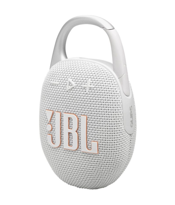 Altavoz con bluetooth jbl clip 5/ 7w/ 1.0/ blanco